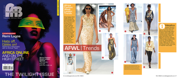 Africa Fashion Week London 2012 Gets 14 Pages in FAB Magazine