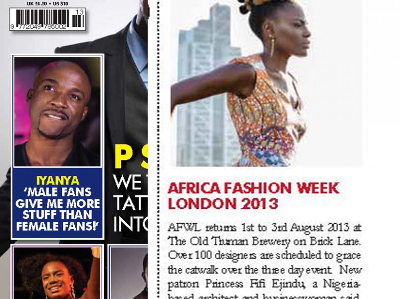 Africa Fashion Week London 2013 in OK! Nigeria