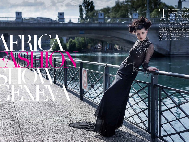 Africa Fashion Show Geneva Gets 8-Page Editorial in Exquisite Magazine